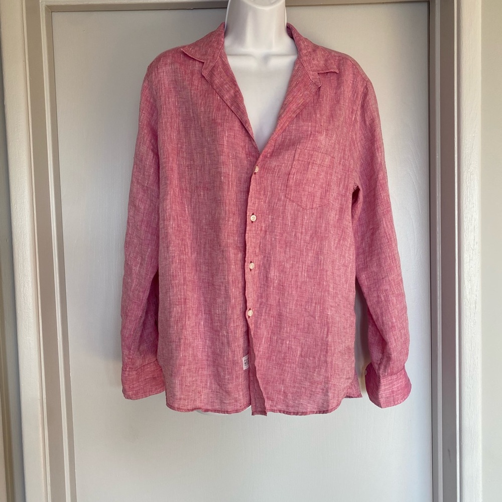 Frank & Eileen Button-Up Linen Shirt size M. Like new